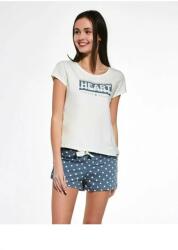 Cornette Pijama pentru fete adolescente 100% bumbac, Cornette G363-033 (Culoare: Alb, Marime: S/164) (27889)