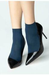 Marilyn Sosete scurte 1/2 de dama - set 2 perechi - Micro Socks 40 DEN, multiple culori (Culoare: Blue, Marime: Universala) (4879)