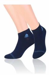 Steven Sosete scurte barbati, model barca - Steven S117-02Y granat (Culoare: Bleumarin, Marime: 44-46) (18127)