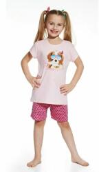 Cornette Pijama fete 1-8 ani, 100% bumbac, Cornette G787-050 (Culoare: Roz, Marime: 110-116) (NX-4718)