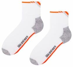 Steven Sosete unisex pentru ciclism - Steven S040-015E alb-gri deschis (Culoare: Alb, Marime: 44-46) (24087)