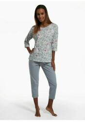 Cornette Pijama dama, 100% bumbac, Cornette W147-195 (Culoare: Grey, Marime: M) (24657)