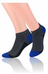 Steven Sosete scurte barbati - Steven S101-09T gri melange-chaber (Culoare: Gri, Marime: 38-40) (18109)