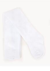 YO Club Dresuri albe cu model jacard pentru fetite - RA06A (Culoare: Alb, Marime: 68 - 74) (8506)