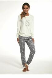 Cornette Pijama dama, 100% bumbac, Cornette W671-230 (Culoare: Ecru, Marime: XL) (NX-6492)