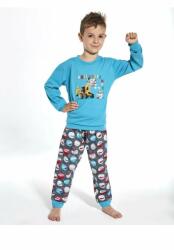 Cornette Pijama baieti 1-8 ani, 100% bumbac, Cornette B593-106 (Culoare: Turcoaz, Marime: 110-116) (27294)