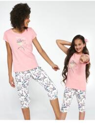 Cornette Pijama dama, colectia mama-fiica, Cornette W990-198 (Culoare: Roz, Marime: 2XL) (NX-6616)