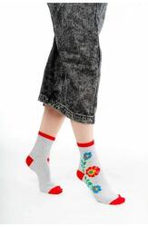 Steven Sosete dama cu model folk - Steven S118K035 gri melange (Culoare: Gri, Marime: 38-40) (26299)