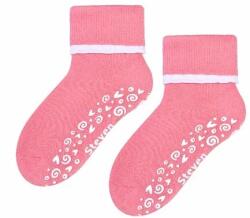 Steven Sosete flausate cu ABS pentru fete S038-S006 (Culoare: Roz, Marime: 29-31) (25386)