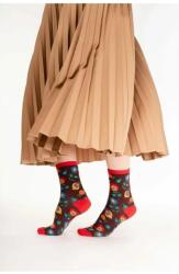Steven Sosete dama, colectia folk - Steven S118K040 bordo-rosu (Marime: 35-37, Culoare: Burgundy) (26286)