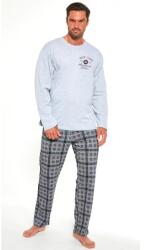 Cornette Pijama barbati, 100% bumbac, Cornette M124-185 Base Camp (Culoare: Gri, Marime: 2XL) (NX-5129)