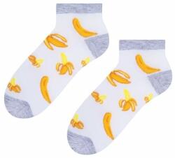 Steven Sosete scurte dama, model banane - Steven S114-022K alb (Culoare: Alb, Marime: 35-37) (24308)