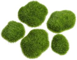  Pietre artificiale+muschi pentru decoratiuni florale set 4 buc (8461)