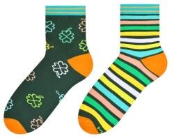 MORE Sosete dama, model asimetric Good Luck - More S078122 verde (Culoare: Verde, Marime: 35-38) (NX-21873)