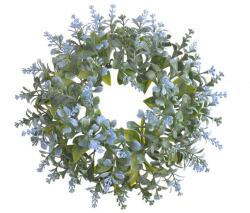  Coronita verdeata artificiala+flori pentru aranjamente florale (8490)