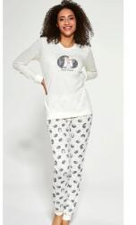 Cornette Pijama dama, colectia mama-fiica, Cornette W467-277 Forest Dreams (Culoare: Ecru, Marime: 2XL) (NX-6162)