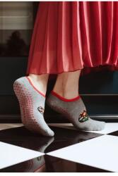 Steven Cipici flausati de dama, cu ABS pe talpa - Steven S132-03 gri (Culoare: Gri, Marime: 35-37) (20573)