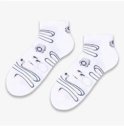 Steven Sosete scurte barbati / adolescenti, marimi 35-40, model headphones - Steven S025-010H alb (Culoare: Alb, Marime: 35-37)