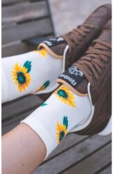 Steven Sosete dama cu model floral - Steven S099-501D ecru (Culoare: Ecru, Marime: 38-40) (24149)