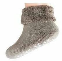 Rewon Sosete flausate, cu ABS, cu marginea intoarsa 111-003ABS (Culoare: Multicolor, Marime: 15-17) (9606)