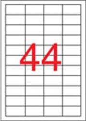 APLI Etikett, 48, 5x25, 4 mm, poliészter, időjárásálló, matt, APLI, áttetsző, 880 etikett/csomag (LCA1223) - fiorex