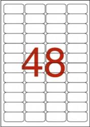 APLI Etikett, 45, 7x21, 2 mm, poliészter, időjárásálló, kerekített sarkú, fehér, APLI, 960 etikett/csomag (LCA12112) - fiorex