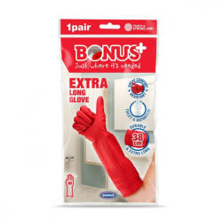 Bonus gumikesztyű extra hosszú 38 cm, M méret