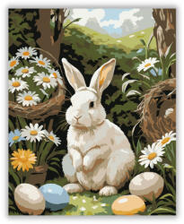  Nyuszi és Tojásfészek - számfestő készlet