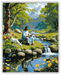 Jézus a Tavaszi Pataknál - számfestő készlet