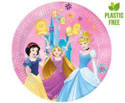 Decorata Party Papírtányér 23cm 8db Princess, Hercegnők (LUFI421147)