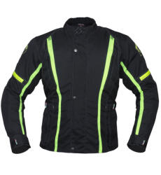  Plus Katy fekete-neon női motoros kabát (Katy016)