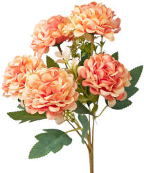 Valex Decor Selyemvirág csokor, 5 ágú, 29cm magas - Barack (LD007-02)