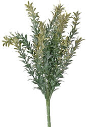  Dekor bokor, 7 ágú, 40cm magas - Sötétzöld (LD018-02)