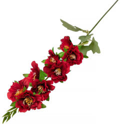 Valex Decor Virágos selyemvirág ág, 76cm - Bordó (LD026-06)