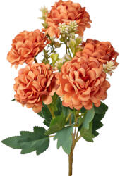 Valex Decor Selyemvirág csokor, 5 ágú, 29cm magas - Narancssárga (LD007-04)