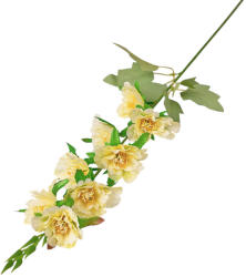 Valex Decor Virágos selyemvirág ág, 76cm - Krém (LD026-02)