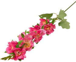 Valex Decor Virágos selyemvirág ág, 76cm - Sötét rózsaszín (LD026-04)