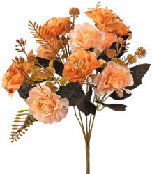 Valex Decor Selyemvirág csokor, 5 ágú, 29cm magas - Narancssárga (LD013-04)