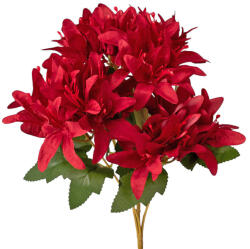 Valex Decor Selyemvirág csokor, 5 ágú, 29cm magas - Bordó (LD012-04)