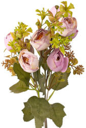 Valex Decor Boglárka selyemvirág csokor, 5 ágú, 32cm magas - Lila (LD001-02)