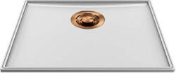 Elleci ELLECI- Mosogatótálca Essenza 50 46, 2x38, 2 Keratek 1 m. K96 White bronz tartozékokkal (LKES5096BRZ) - muszakinet