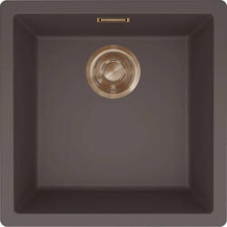 Elleci ELLECI- Mosogatótálca Zen 102 Keratek K87 Cocoa bronz tartozékokkal (LKZ10287BRZ) - muszakinet
