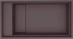 Elleci ELLECI- Mosogatótálca Dialogo 360 Workstation Keratek K87 Cocoa bronz tartozékokkal (LKD36087BRZ) - muszakinet