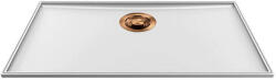 Elleci ELLECI- Mosogatótálca Essenza 70 68, 2x38, 2 Keratek 1 m. K96 White bronz tartozékkal (LKES7096BRZ) - muszakinet