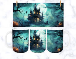 Kísértetkastély mintás halloweeni bögre (HHM_031)