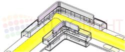  L Конектор Прозрачен за LED Лента 8мм 5А max (1436-L)