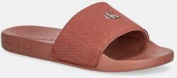 Calvin Klein Jeans papucs SLIDE MONOGRAM HARDWARE rózsaszín, női, YW0YW01713 - rózsaszín Női 40