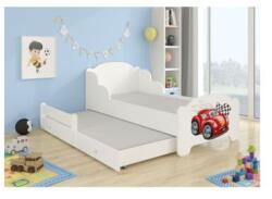  Pat Dormitor Dublu AMADIS II CAR ZIGZAG Cu Saltea 80x160cm