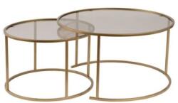  Set masuta de cafea Aurum - 80, 60 - Aur, Bronz Masa de cafea
