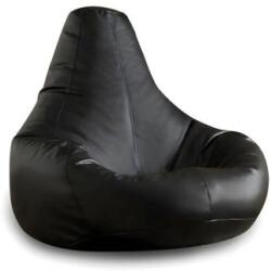 Taburet Bag Deri Armut - Negru
